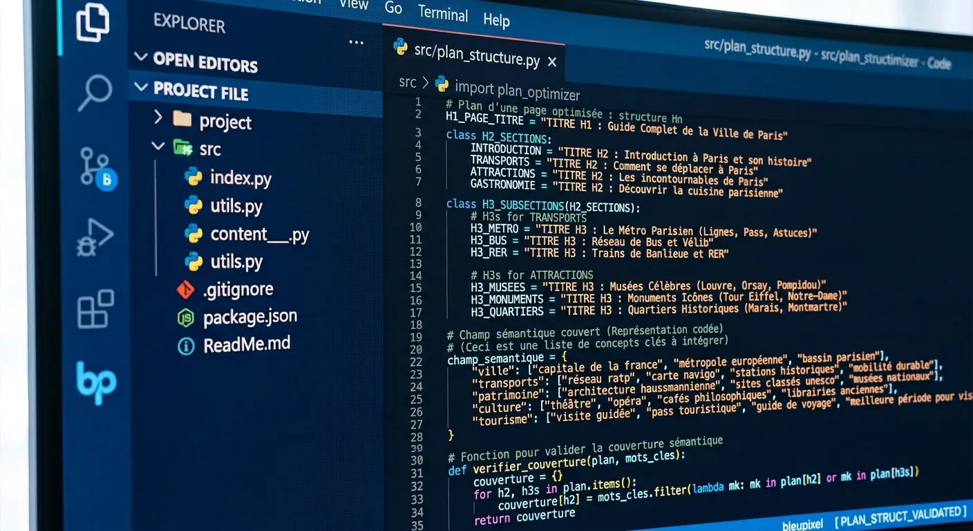 Structure Hn d'une page web optimisée